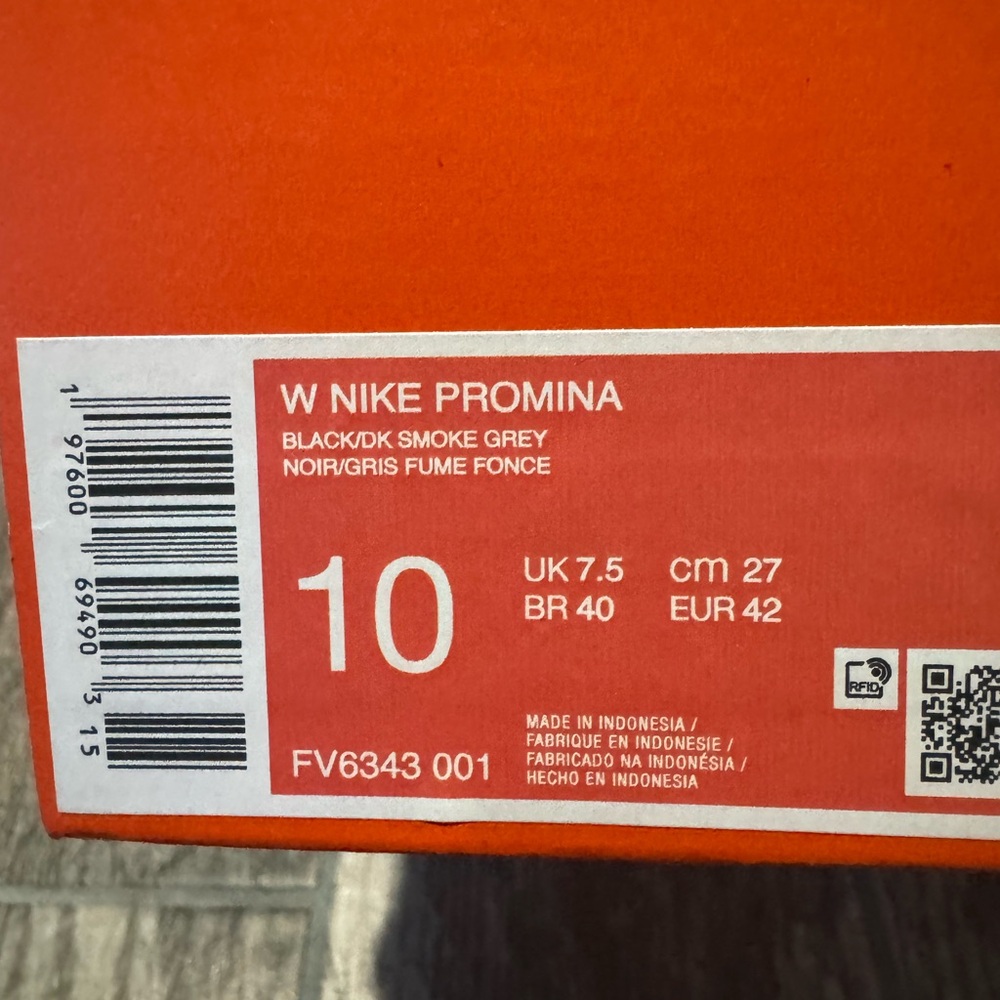 Brand New Nike Promina “Black” Women's Walking Shoes FV6343-001 - Picture 8 of 8
